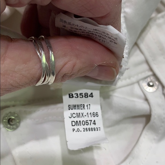 J. Crew Lookout High Rise Skinny White Jean sz:28 - Picture 4 of 6